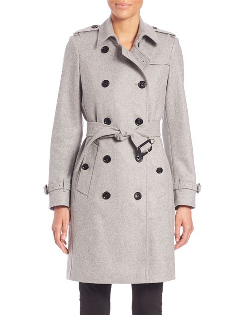 burberry light grey trench|trench burberry femmes.